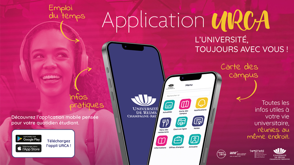 Découvrez la nouvelle application mobile URCA!