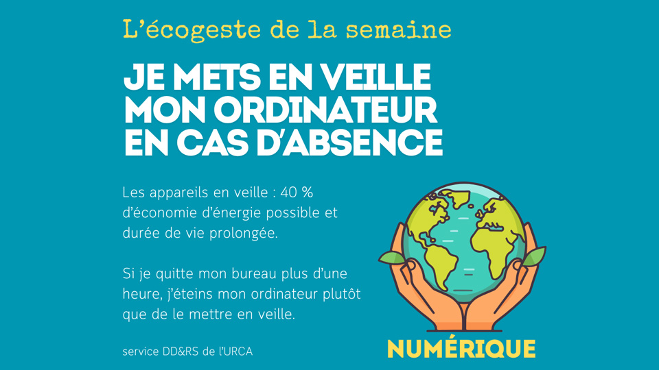 Ecogeste de la semaine