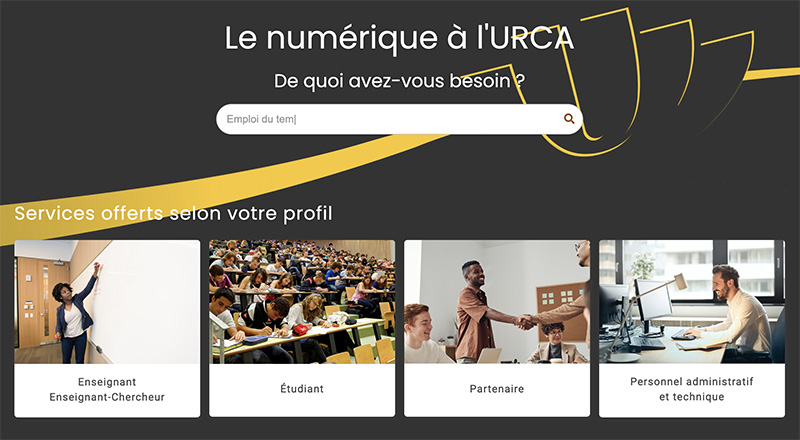 site du numérique de l'URCA
